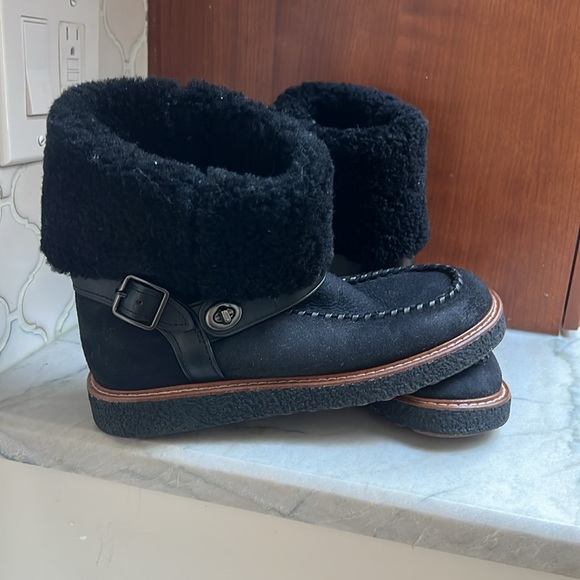 Coach Shearling Boots - Picture 3 of 7